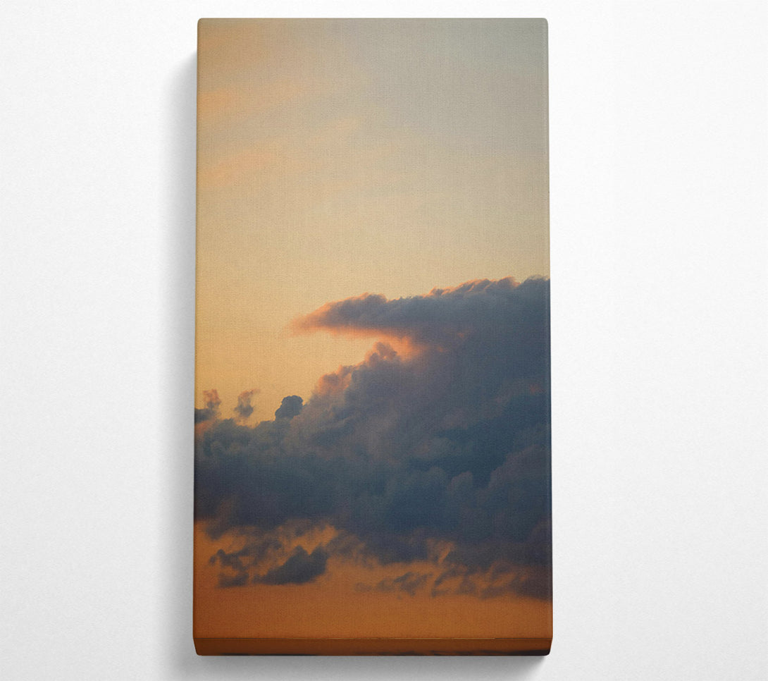  A Canvas Print of Golden Cloudscape Dusk Canvas Art