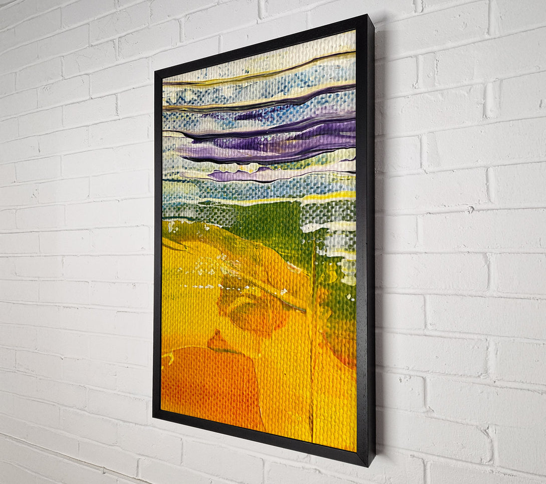  A Canvas Print of Golden Sky Layers Canvas Print