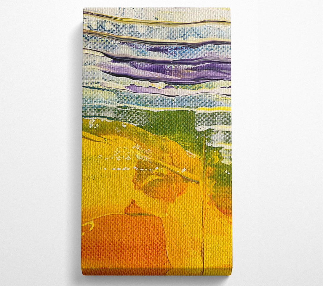 A Canvas Print of Golden Sky Layers Canvas Print