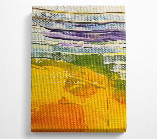  A Canvas Print of Golden Sky Layers Canvas Print