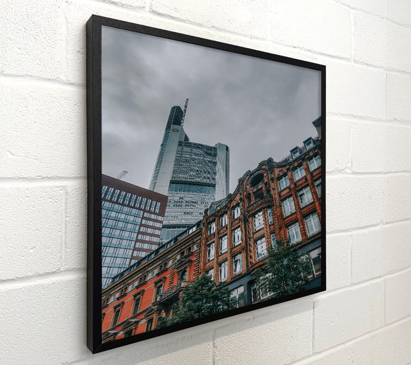 Red Brick Skyscraper View