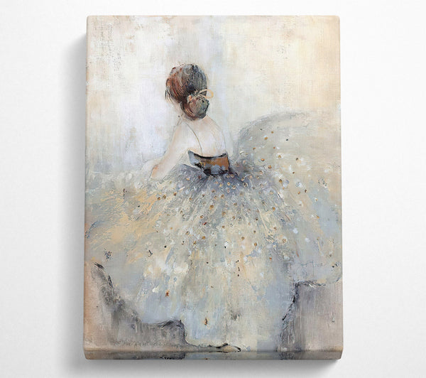  A Canvas Print of Dainty Ballerina Canvas Wall Art