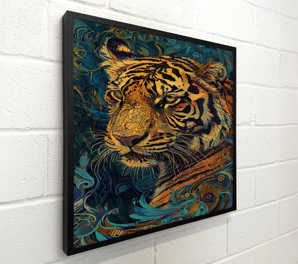 Golden Tiger Gaze