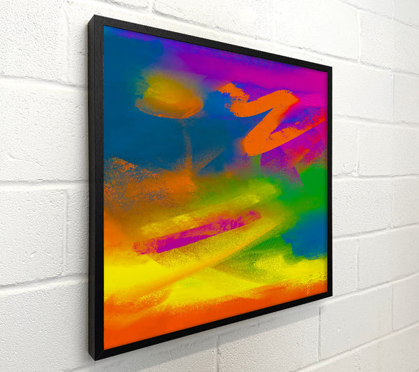 Orange Brushstrokes Dream