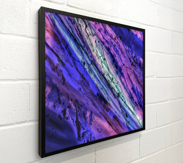 Purple Fractured Lines