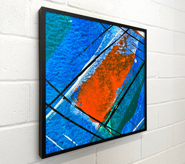 Orange Blue Lines