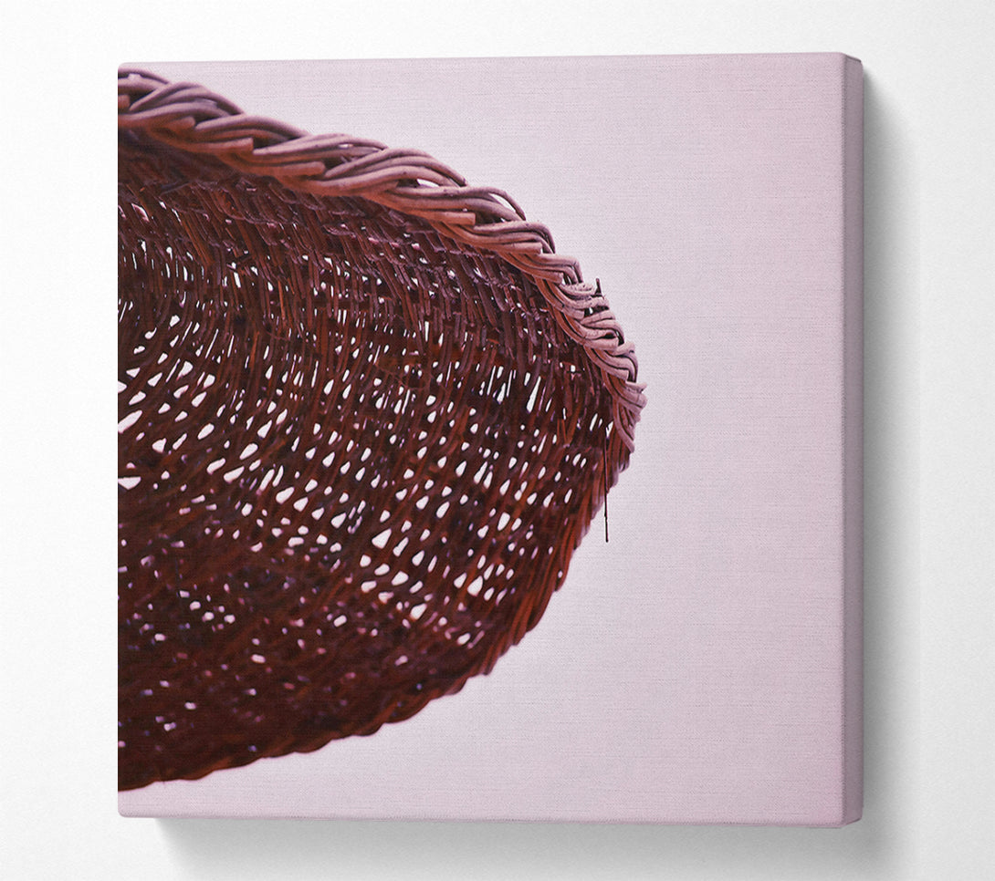 A Canvas Print of Crimson Woven Shadows Canvas Print