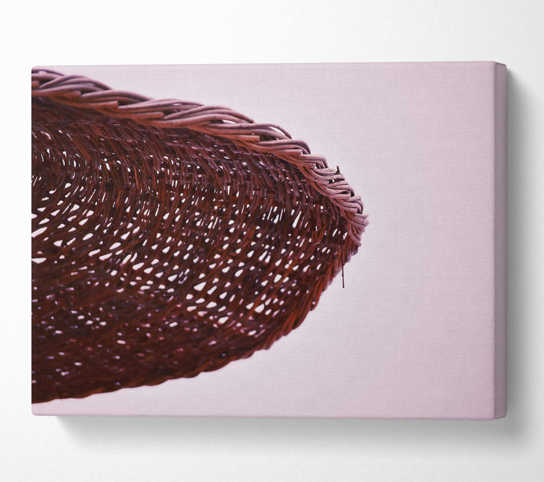  A Canvas Print of Crimson Woven Shadows Canvas Print