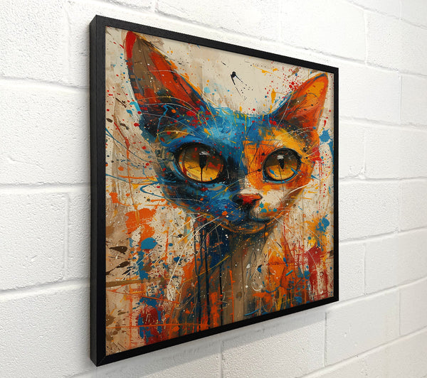 Blue Feline Splash