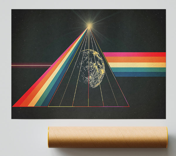 Golden Prism Light Giclee Print
