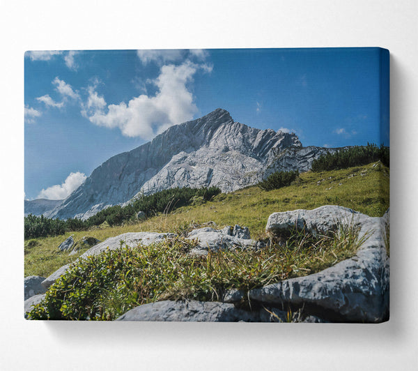  A Canvas Print of Grey Mountain Peak Canvas Art