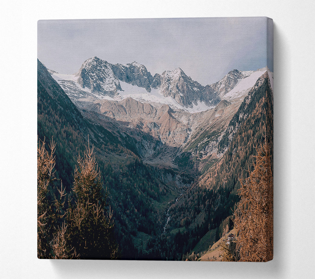  A Canvas Print of Green Valley Serenity Canvas Art