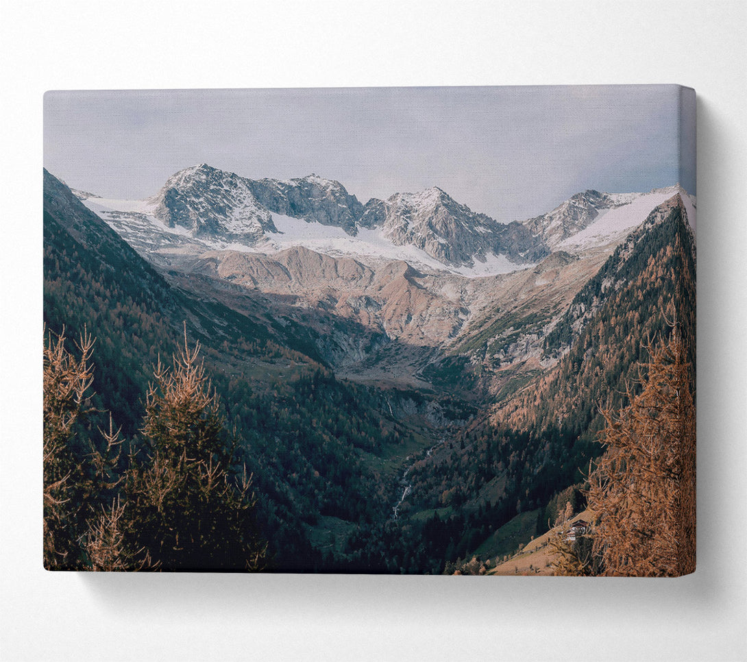  A Canvas Print of Green Valley Serenity Canvas Art