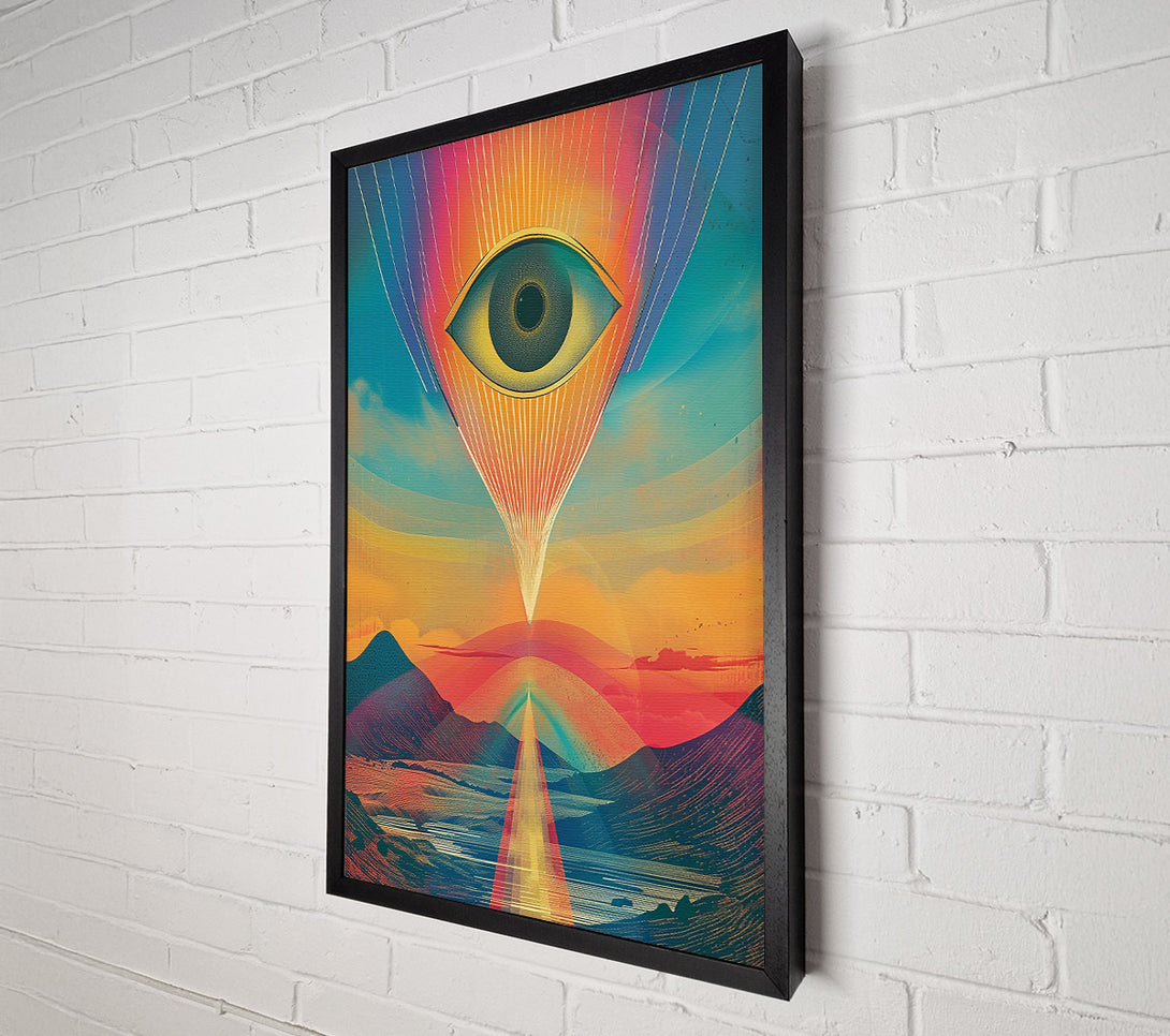  A Canvas Print of Golden Eye Of The Horizon Canvas Print