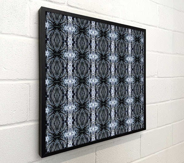 Silver Gray Latticework