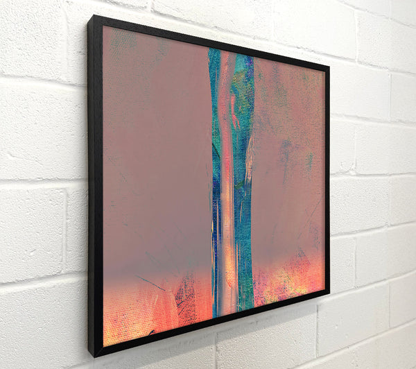 Peach And Teal Stream