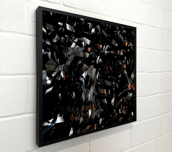 Black Metallic Tapestry