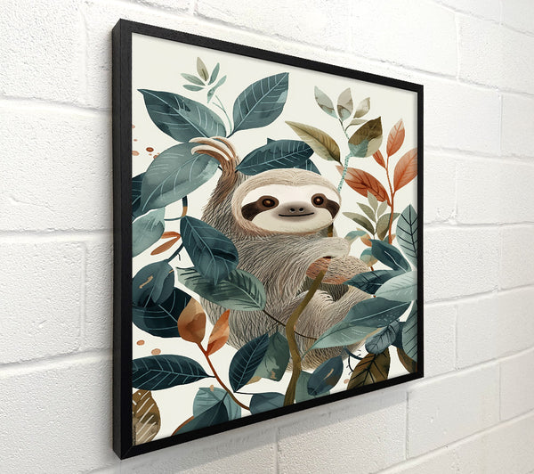Teal Sloth Serenity