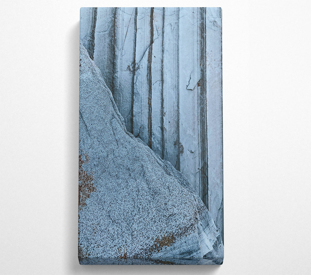  A Canvas Print of The Blue Striations Canvas Print