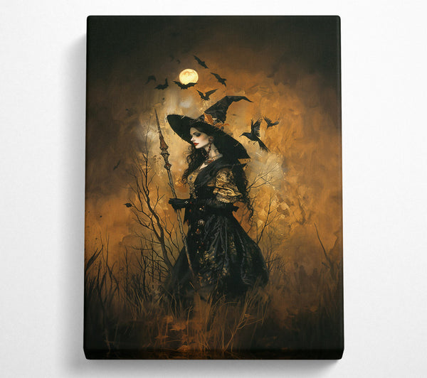  A Canvas Print of Golden Witch'S Hour Canvas Wall Art