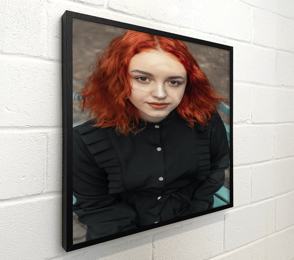 Crimson Ruffle Gaze