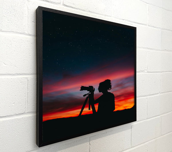 Crimson Night Sky Capture