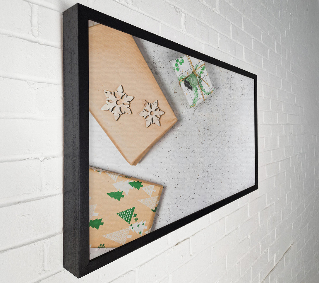  A Canvas Print of White Winter Gifts Canvas Print