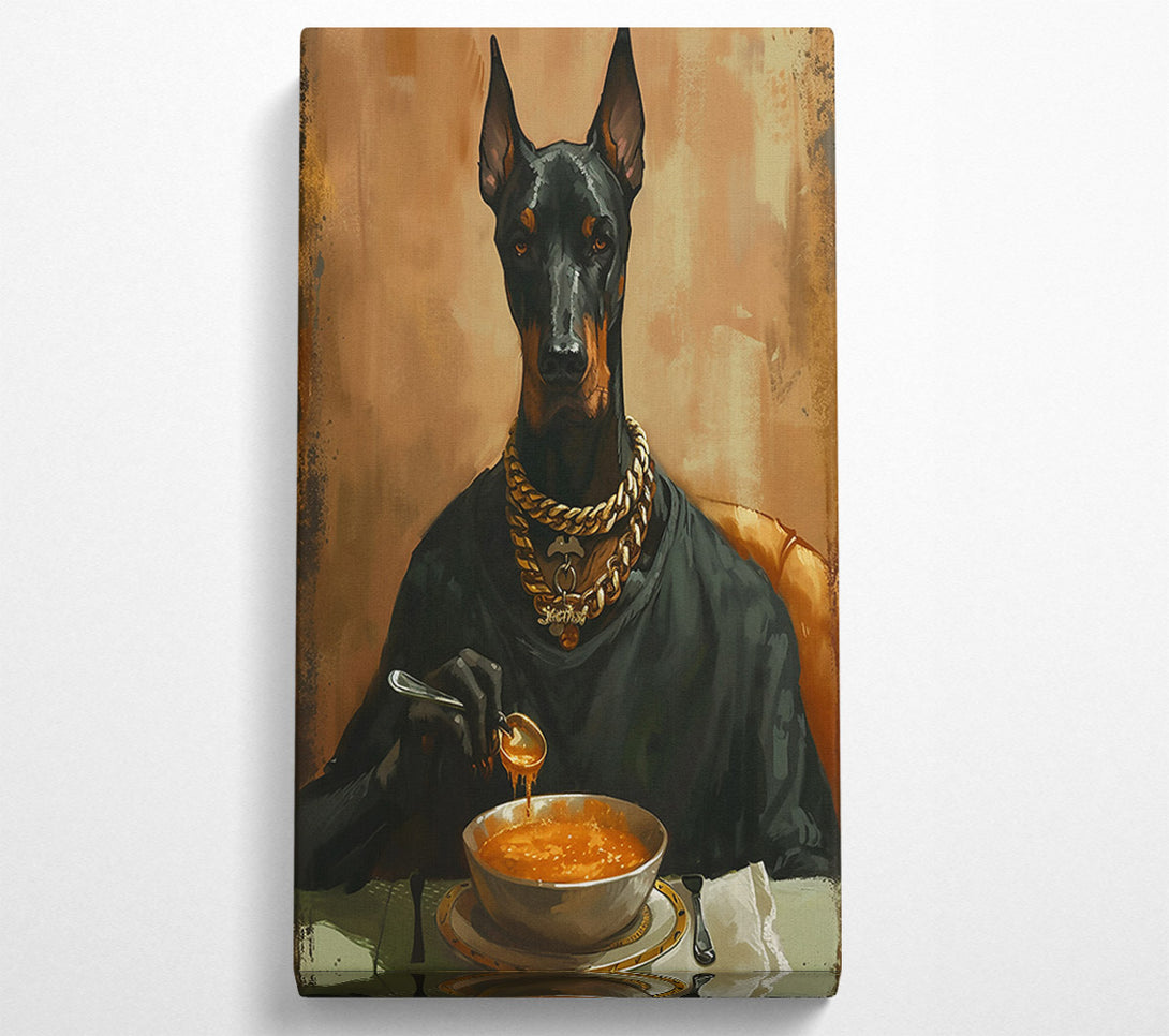  A Canvas Print of Golden Soup Supper Canvas Art
