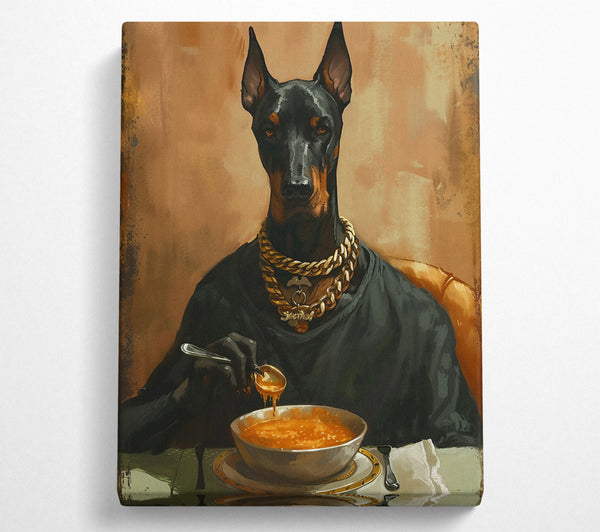  A Canvas Print of Golden Soup Supper Canvas Art