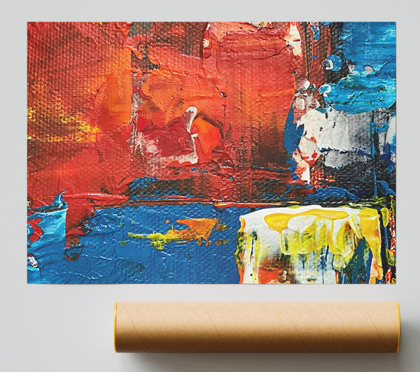 Crimson Abstract Giclee Print