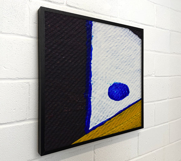 White Blue Abstract