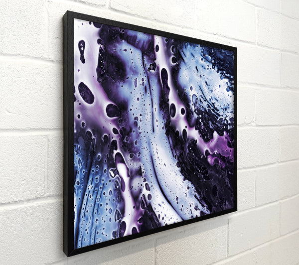 Purple Swirling Abstraction
