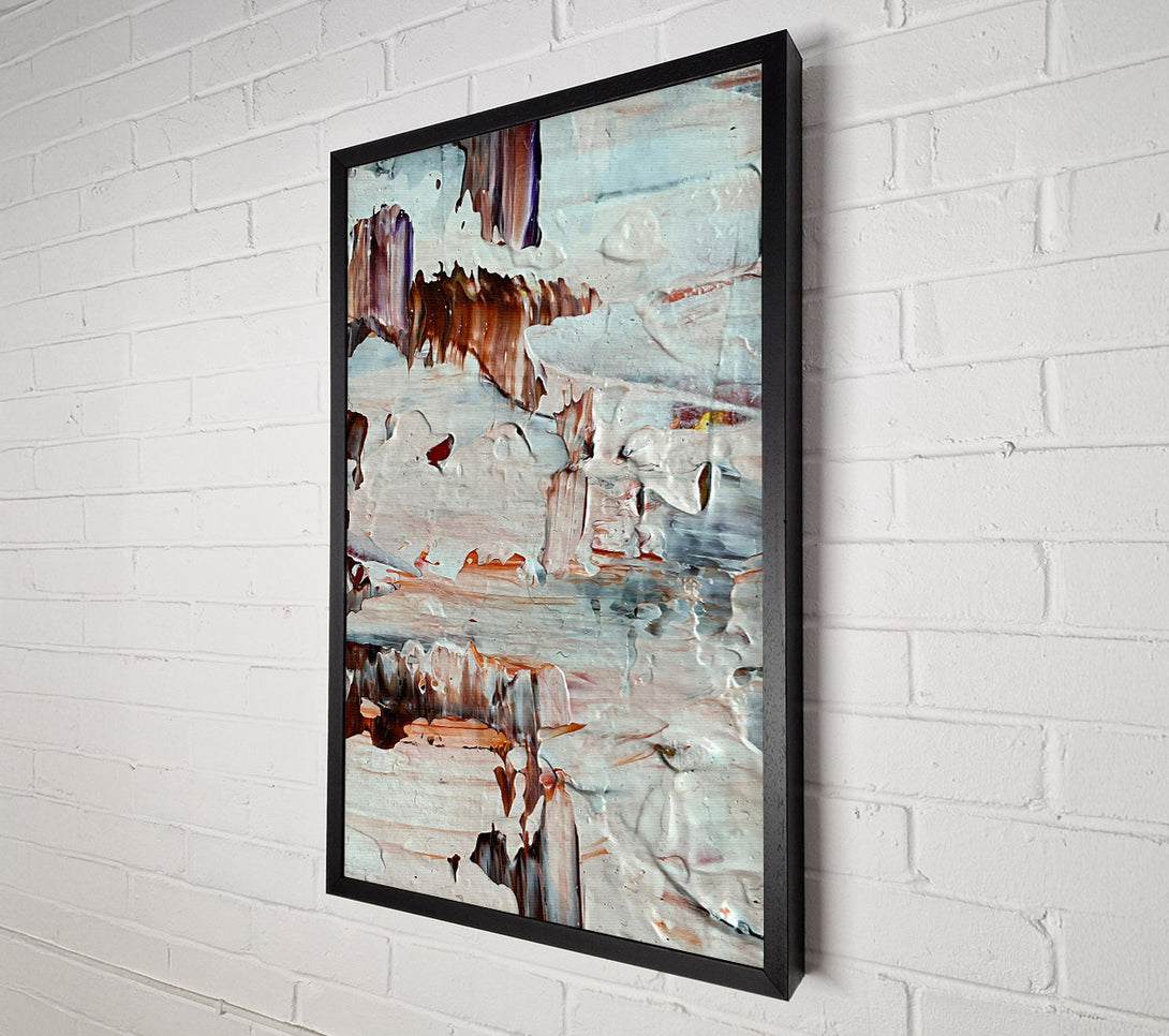  A Canvas Print of Silver And Rust Landscape Canvas Print