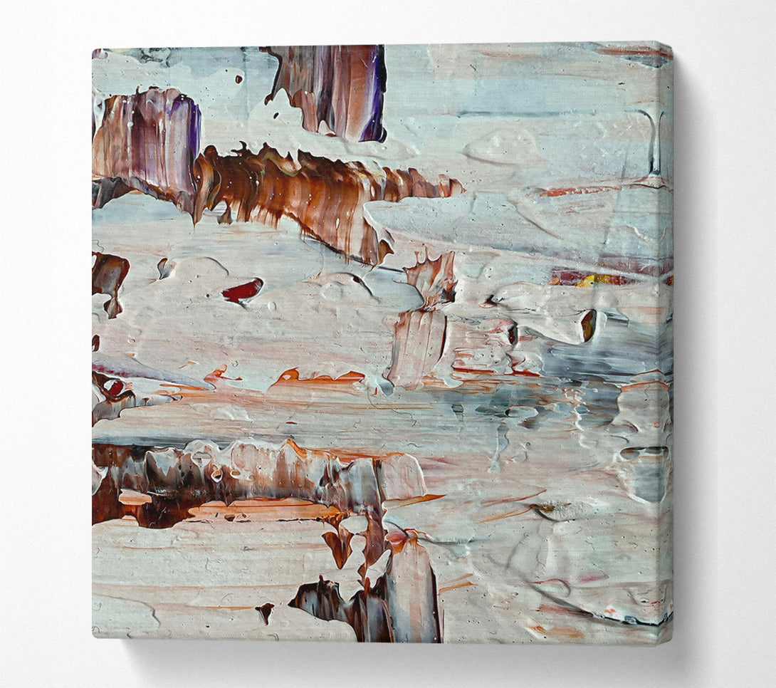  A Canvas Print of Silver And Rust Landscape Canvas Print