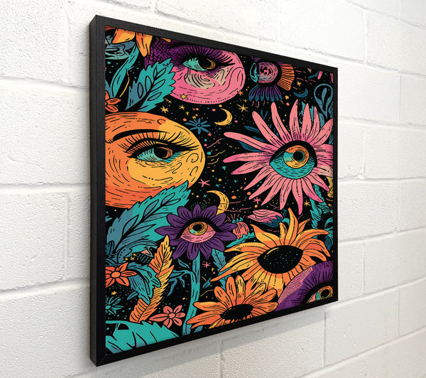 Orange Cosmic Bloom