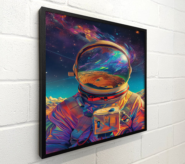 Orange Cosmic Reflection