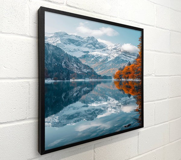 Autumn Reflection In Blue
