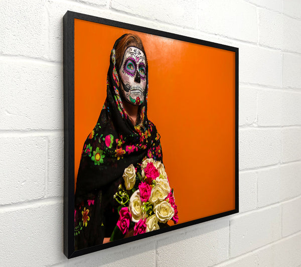 Orange Skull Bouquet