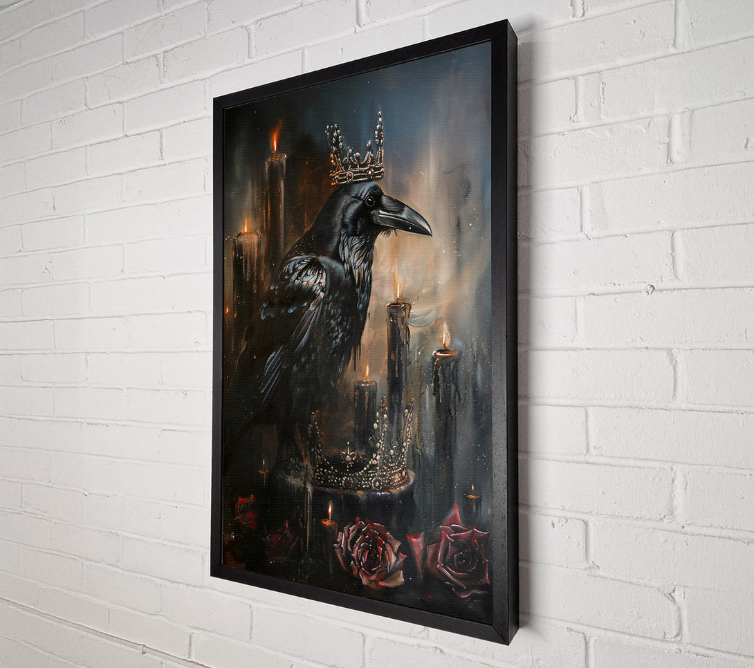  A Canvas Print of Black Raven'S Crown Canvas Wall Art