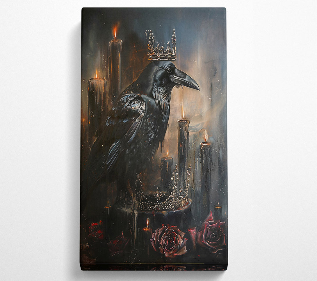  A Canvas Print of Black Raven'S Crown Canvas Wall Art