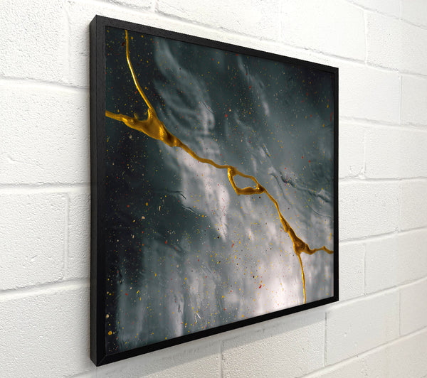 Gray Sky Gold Stream