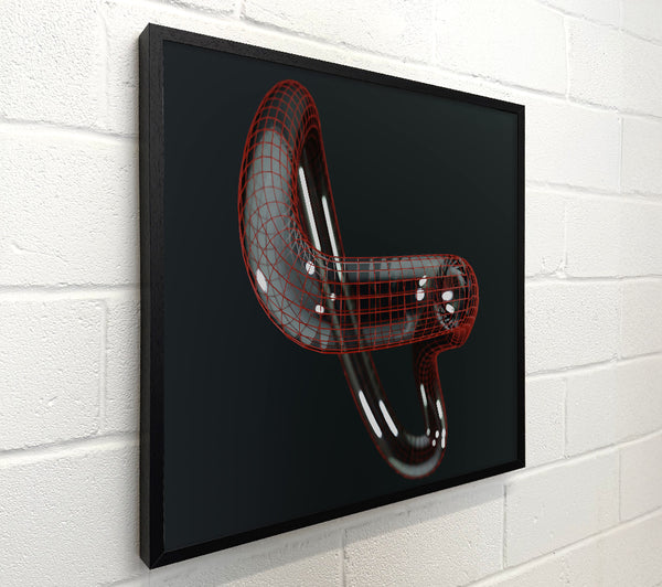 Crimson Wireframe Loop