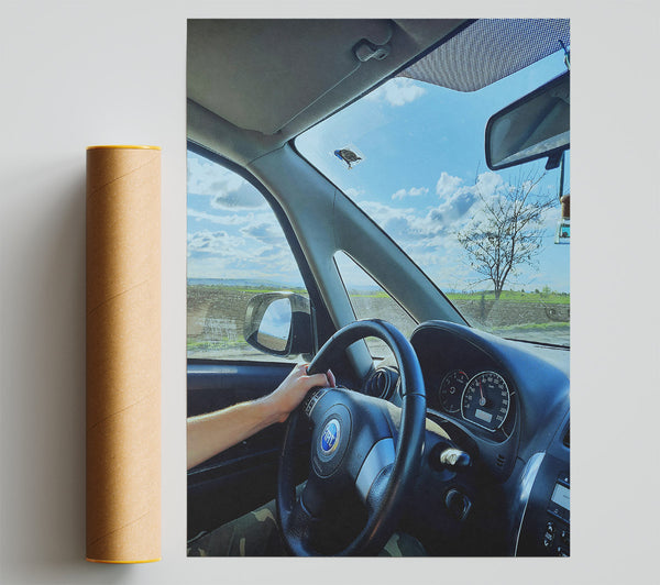 Blue Sky Driveway Print