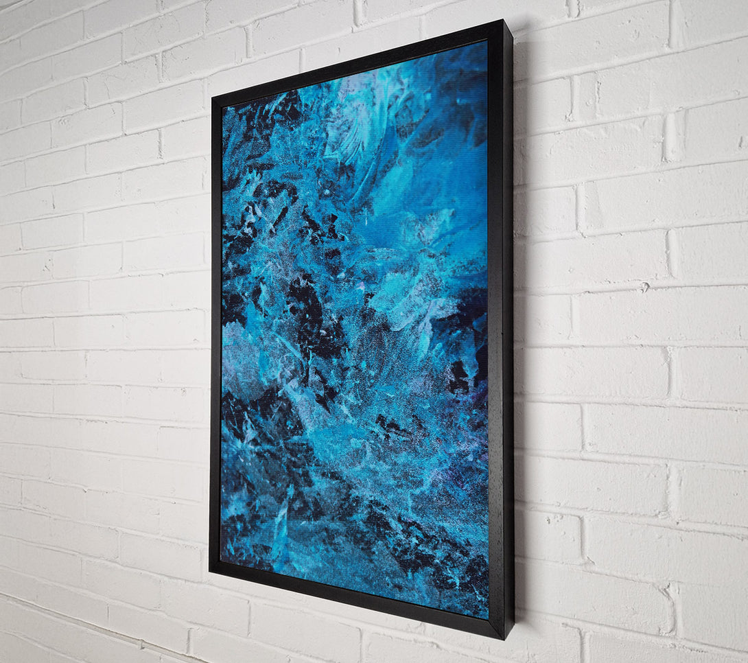  A Canvas Print of Azure Abstract Dreamscape Canvas Print