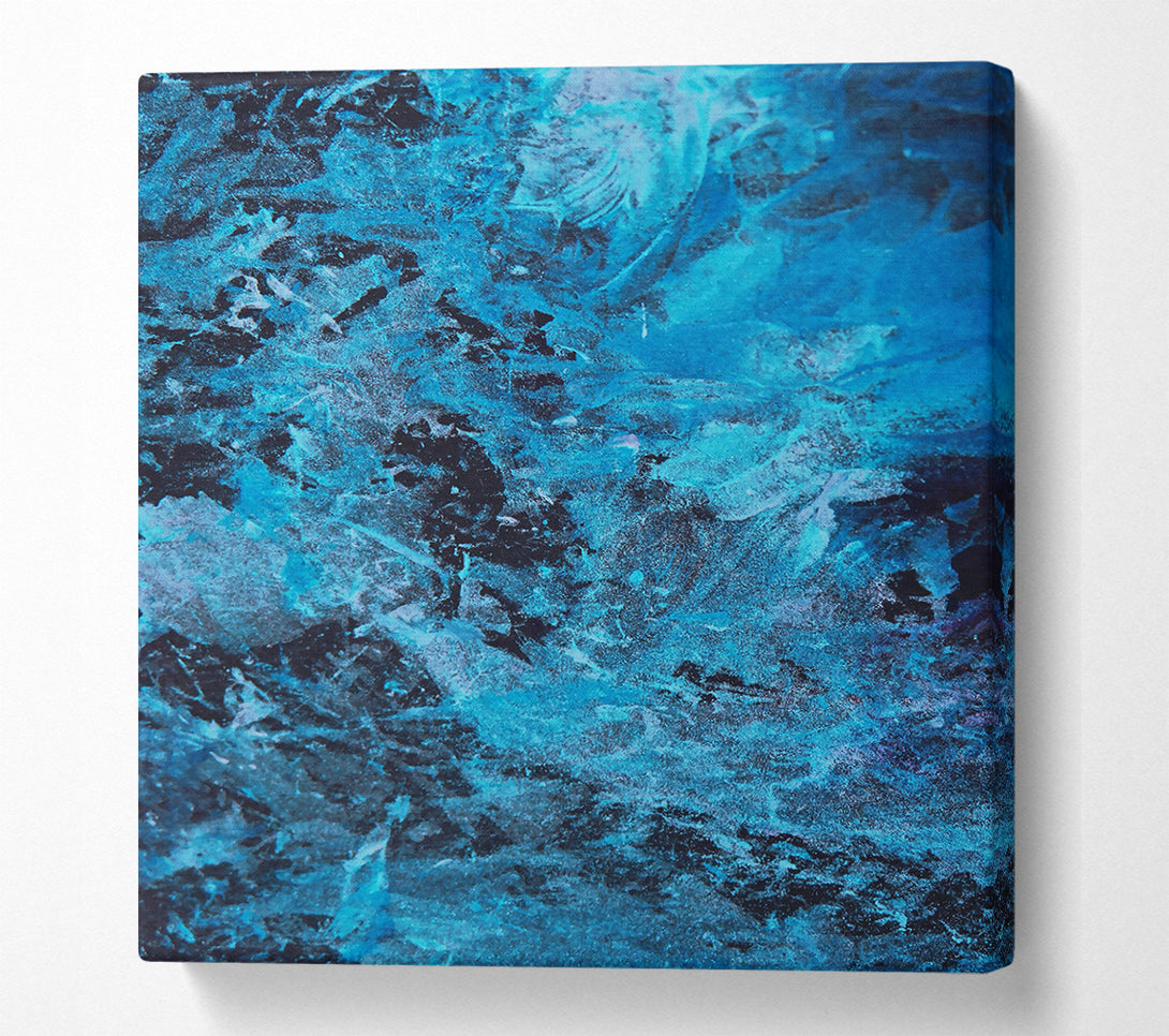  A Canvas Print of Azure Abstract Dreamscape Canvas Print