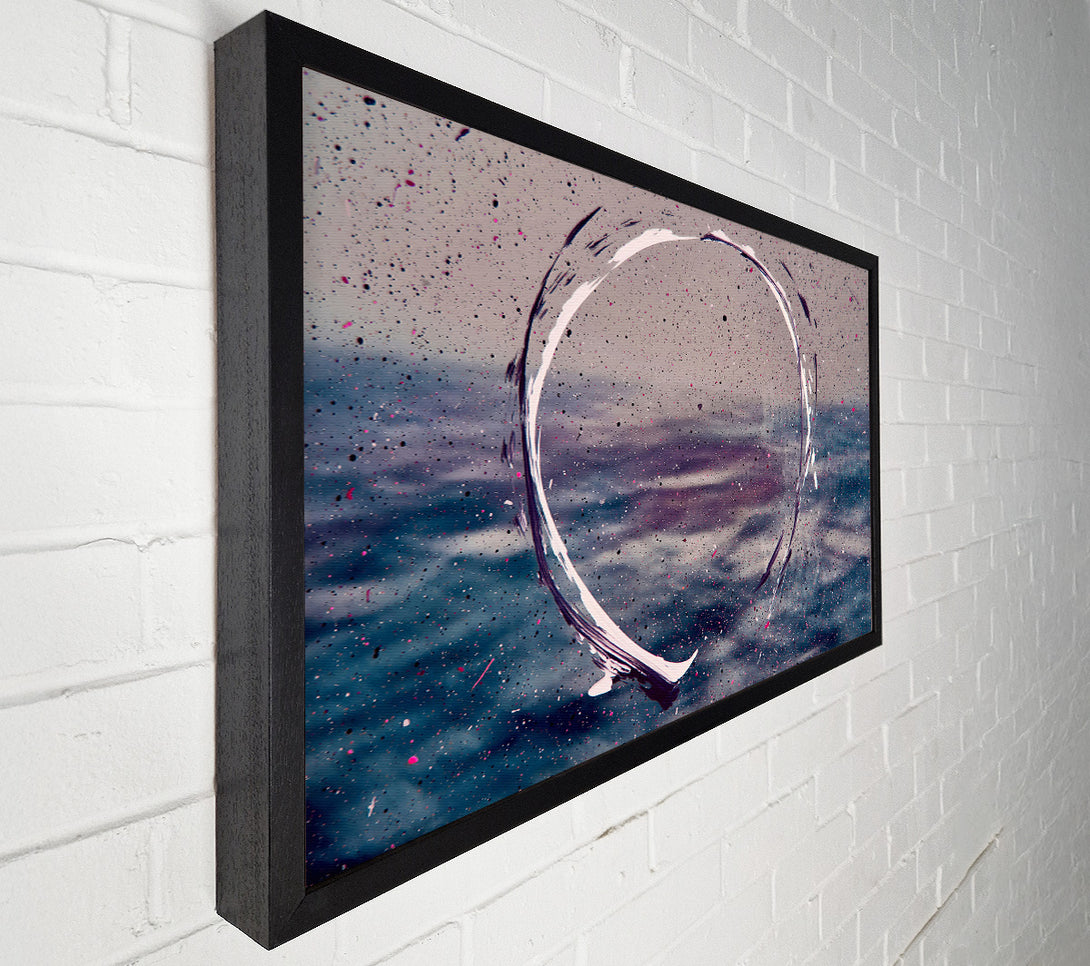  A Canvas Print of Blue Circle Sky Canvas Print