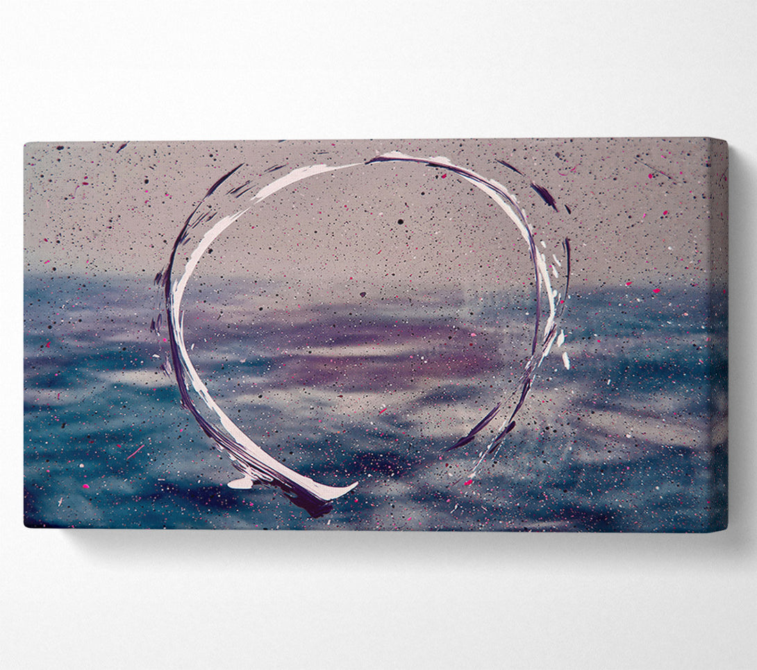  A Canvas Print of Blue Circle Sky Canvas Print