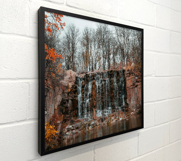 Brown Cascading Waters