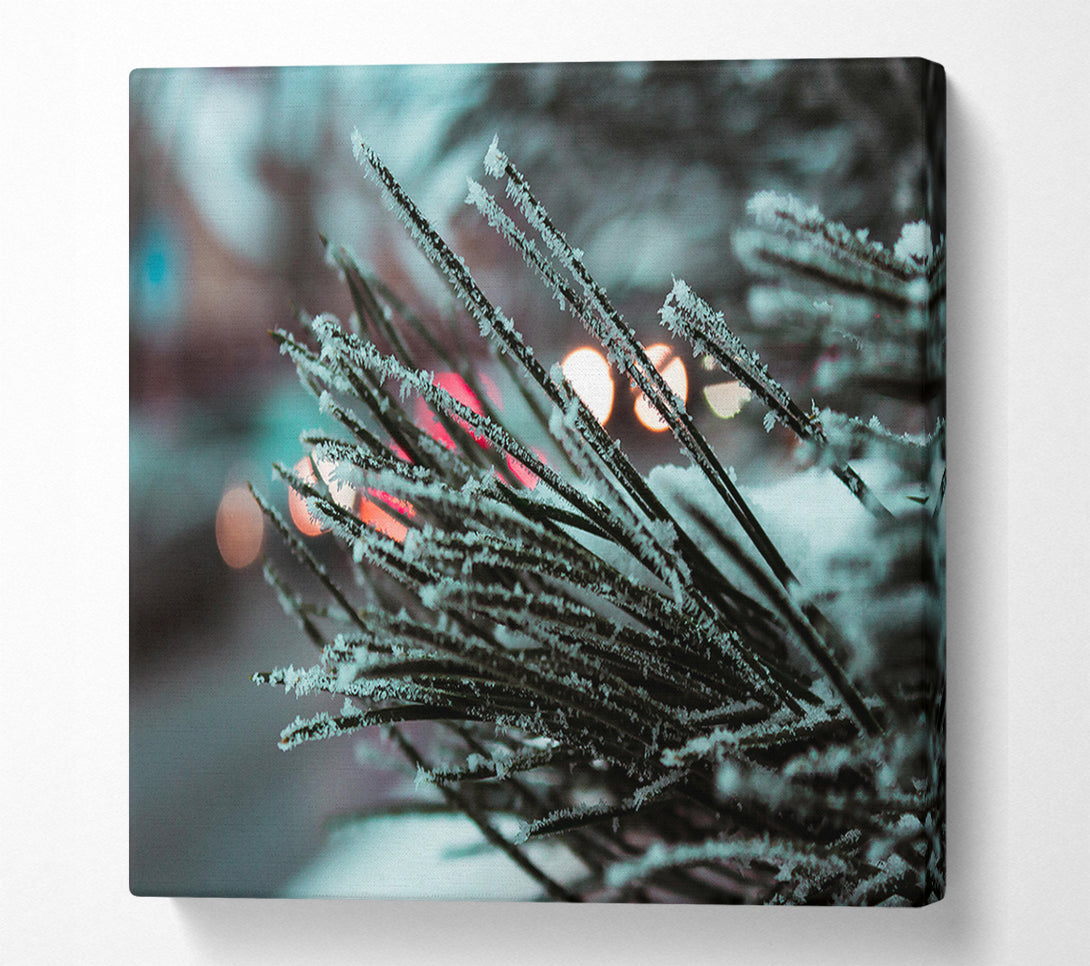  A Canvas Print of Frozen Blue Twilight Canvas Art
