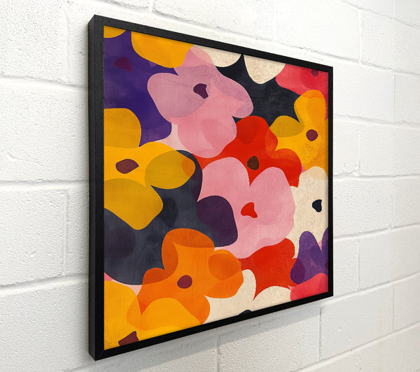 Orange Abstract Blooms